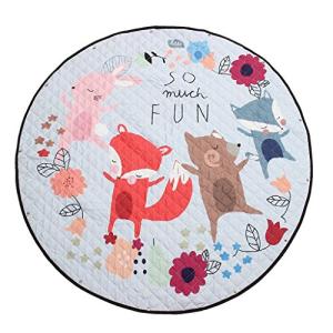 Blesiya Kids Round Play Mat with Storage Bags