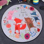 Blesiya Kids Round Play Mat with Storage Bags