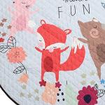 Blesiya Kids Round Play Mat with Storage Bags