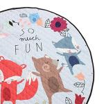 Blesiya Kids Round Play Mat with Storage Bags