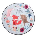 Blesiya Kids Round Play Mat with Storage Bags