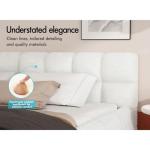Alfordson Double Bed Frame with Boucle Upholstery