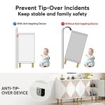 Modern White Freestanding Storage Cabinet Set