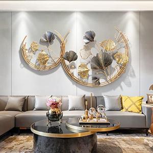 Ginkgo Leaves 3D Metal Wall Art Decor