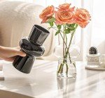 Scandinavian Minimalist Pink Glass Cylinder Vase