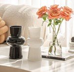 Scandinavian Minimalist Pink Glass Cylinder Vase