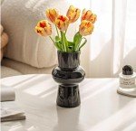 Scandinavian Minimalist Pink Glass Cylinder Vase