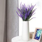 Simple 9" White Ceramic Vase for Rustic Decor