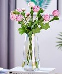 Iridescent Glass Flower Vase for Modern Decor