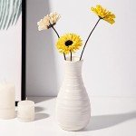 White Plastic Bud Vase for Table Centerpieces
