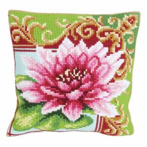 Luxe Lily Cross Stitch Cushion Kit