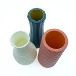 White Plastic Bud Vase for Table Centerpieces