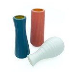 White Plastic Bud Vase for Table Centerpieces