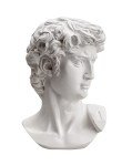 6-Inch Michelangelo David Bust Statue