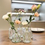 30-Pack Clear Glass Bud Vases for Events
