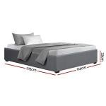 Artiss King Single Gas Lift Bed Frame with Storage