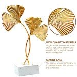 Gold Ginkgo Leaf Sculpture for Home and Office