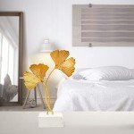 Gold Ginkgo Leaf Sculpture for Home and Office