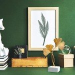 Gold Ginkgo Leaf Sculpture for Home and Office