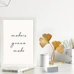 Gold Ginkgo Leaf Sculpture for Home and Office