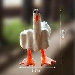 Funny Middle Finger Resin Garden Statue Decor