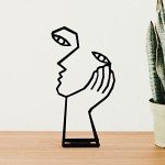 KOLYMAX Abstract Thinker Statue for Office Decor