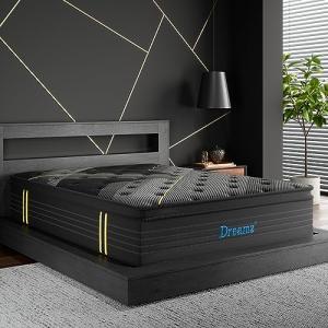 Queen Spring Mattress with Bamboo Charcoal and Euro Top
