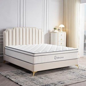 Gsleepee Gel Memory Foam Queen Mattress - 10