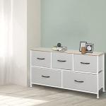 Tall Fabric Dresser Organizer with 5 Drawers