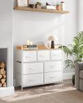 SONGMICS 7-Drawer Fabric Chest with Metal Frame