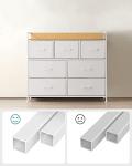SONGMICS 7-Drawer Fabric Chest with Metal Frame
