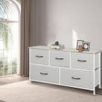 Tall Fabric Dresser Organizer with 5 Drawers
