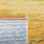Tropical Wave Indoor/Outdoor Area Rug, Blue/Gold