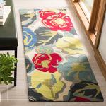 Safavieh Ivory Hand Hooked Polyester Pile Rug