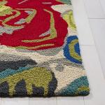 Safavieh Ivory Hand Hooked Polyester Pile Rug