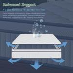 Gsleepee Gel Memory Foam Queen Mattress - 10