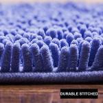 Extra Soft Chenille Semi-Circle Bath Rug Mat