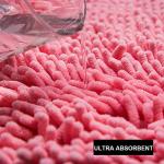 Extra Soft Chenille Semi-Circle Bath Rug Mat