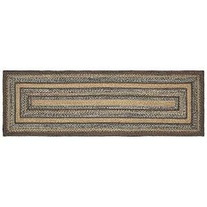 Espresso Jute Blend Hall Runner Rug 22x72 Inches