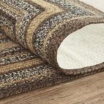 Espresso Jute Blend Hall Runner Rug 22x72 Inches
