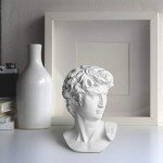 David Bust Sculpture - Classic Greek Decor Accent