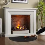 Fireproof Half Round Fireplace Mat 32x60 Inch