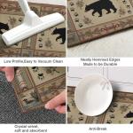 Rustic Bear Kitchen Rugs - 2 Piece Set