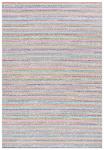 Ivory and Blue Indoor/Outdoor Area Rug, 5'3" x 7'6