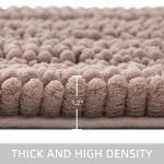 TENGTENGLINK Soft Chenille Bath Mat, Non-Slip