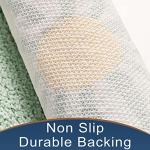 Light Green Daisy Bath Mat - Soft & Non-Slip