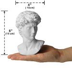 David Bust Sculpture - Classic Greek Decor Accent
