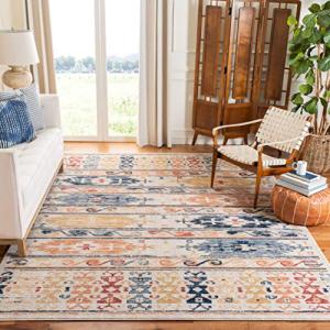Safavieh Charleston Ivory/Rust Area Rug, 9' x 12