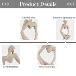 Sandstone Resin Abstract Thinker Style Sculpture