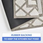 Cushioned Anti-Fatigue Kitchen Mats - 2 Piece Set